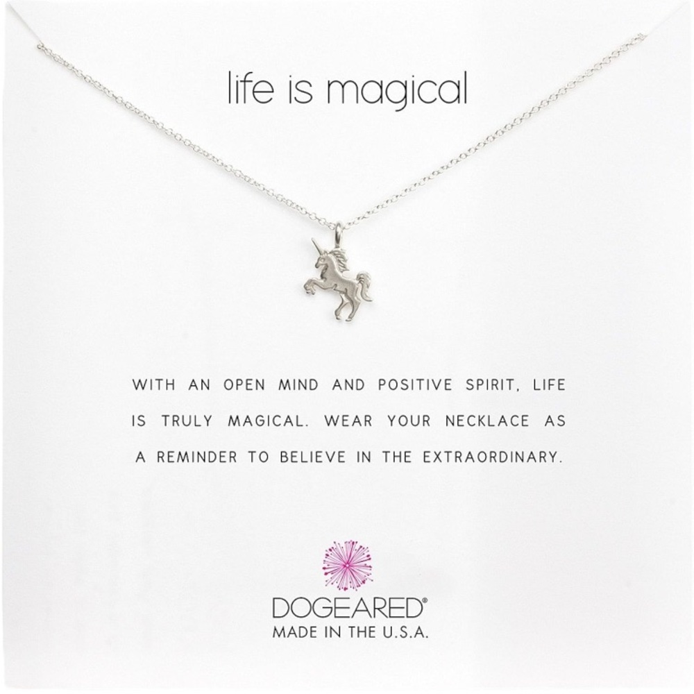 SILVER UNICORN NECKLACE